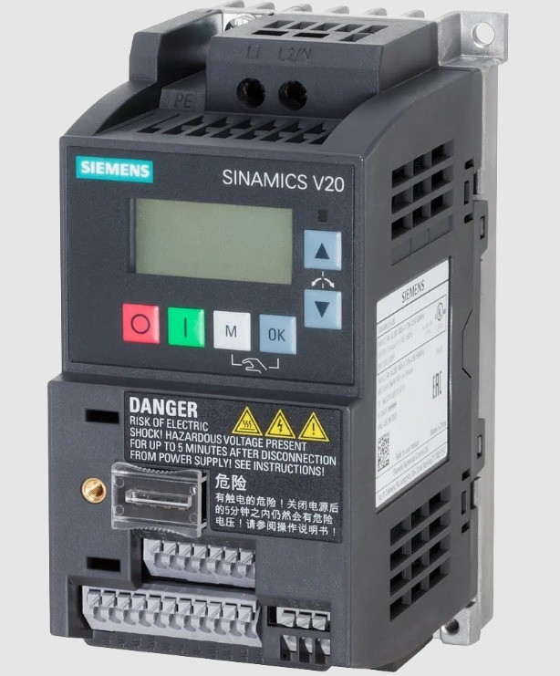 L'appareil est équipé d'un réacteur de 380 V 3AC 47-63 Hz 18.5 kW 6SL32105BE318UV0