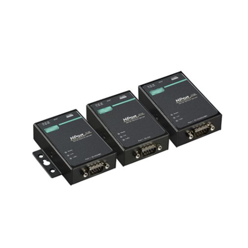 MOXA NPORT 5110 Taux de rachat élevé Serveur de réseautage de périphériques de port série RS-232/422/485