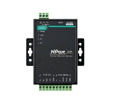 MOXA NPORT 5232 2 Port RS-232/422/485 Serveur de réseau de périphériques de port série pour le paiement Paypal