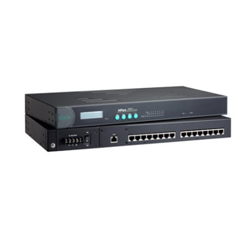 NPORT 5650-8-DT Serveur de mise en réseau de périphériques de port série RS-232/422/485 à 8 ports pour MOXA