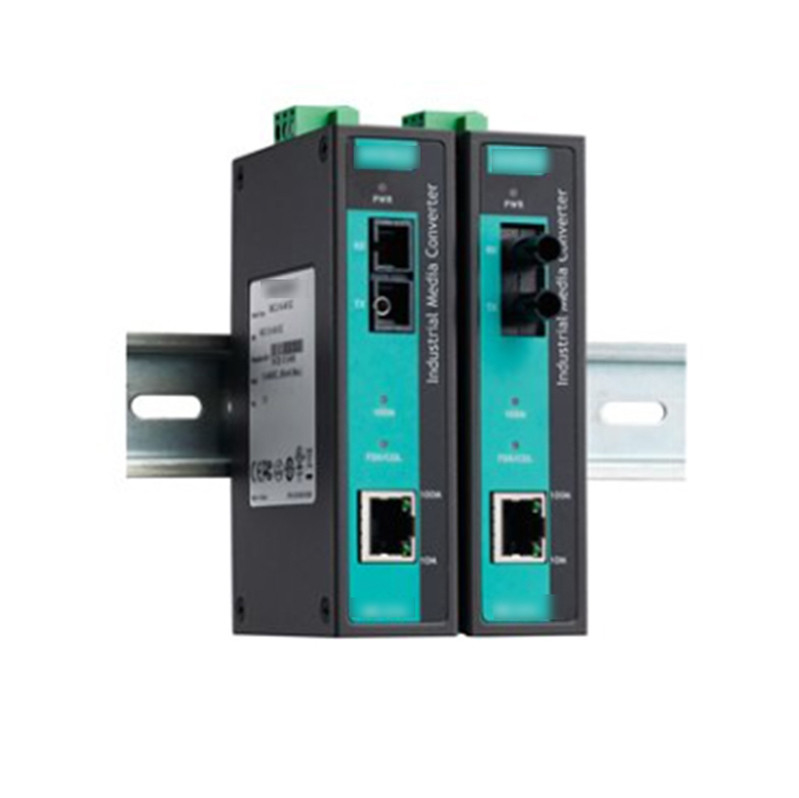 MOXA IMC-21A-M-ST de qualité industrielle 10/100BaseT X à 100BaseFX Photoconvertisseur pour MOXA