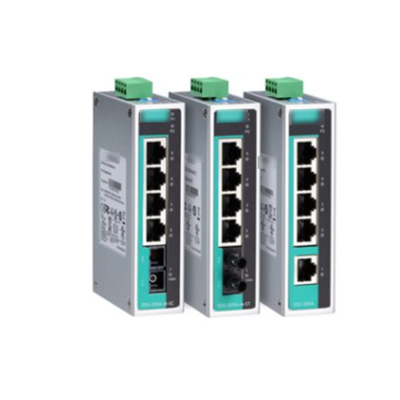 EDS-205A Commutateur Ethernet non géré à 5 ports Conception matérielle robuste pour la vente directe MOXA