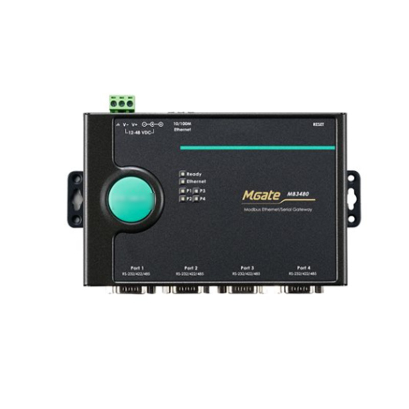 1 Port série standard à Ethernet Modbus Gateway MGATE MB3180 pour MOXA