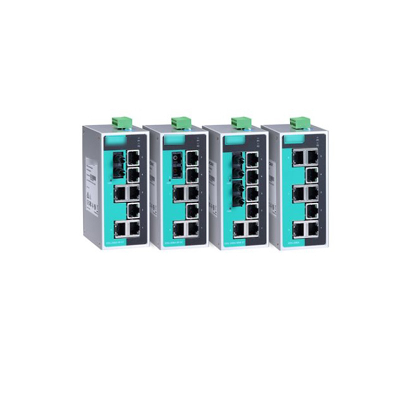 EDS-208A-MM-SC Commutateur Ethernet industriel non géré à 8 ports pour l'automatisation industrielle