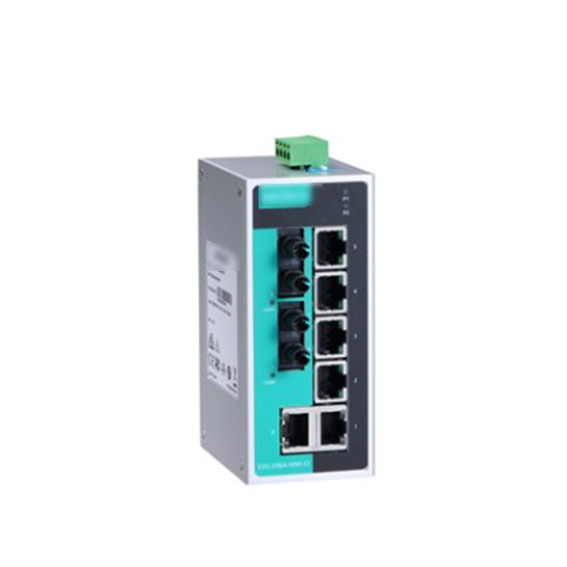 MOXA EDS-208A Commutateur Ethernet industriel non géré à 8 ports avec boîtier en aluminium IP30