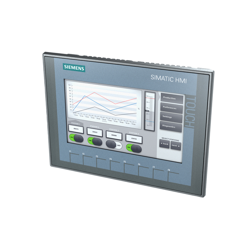 Testé à 100% 6AV21232GB030AX0 Siemens HMI KTP700 Basic Lite Panel Appuyez sur le bouton/Touch Opération affichage TFT 7&quot;