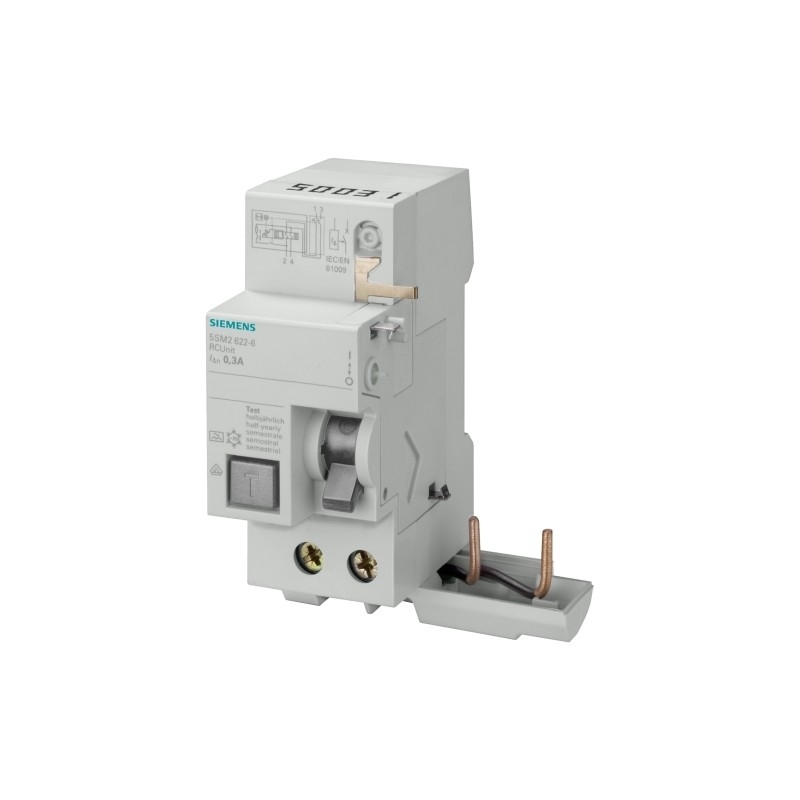 Poids net kg 0,204 Kg 5SM2322-0 Unité RC pour 5SY type à deux pôles AC en 40 A 30 mA Un AC 230 V