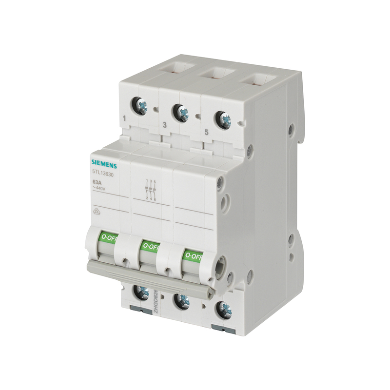 Distribution basse tension Siemens 5TL1391-0 disjoncteur 100A 3 pôles 100% original