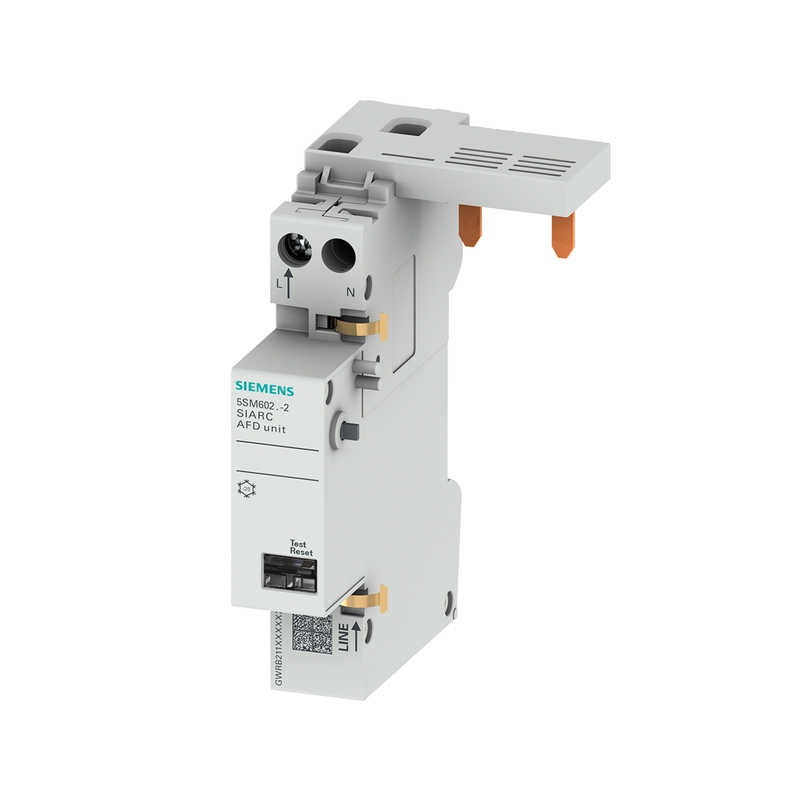 Bloc d'interrupteur de sécurité incendie AFDD 1-16A 230V pour les disjoncteurs Siemens 5SM6021-2