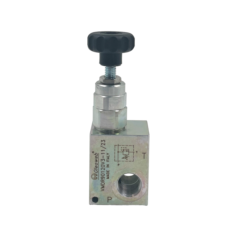 VMDR90120 soupape de régulation de la pression soupape de soulagement de type fileté avec une plage de 50 à 250 bar