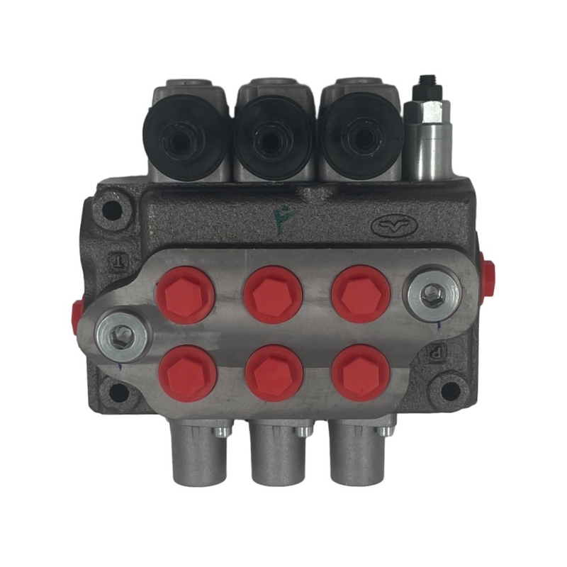 Le débit nominal des soupapes directionnelles hydrauliques est de 45 L/min.