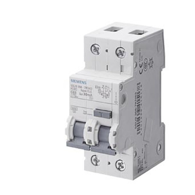 100% d'origine 5SU9326-1CN32 RCBO Type AC 30MA 6KA 2P C32 Siemens 5SU9 miniature coupure de courant résiduel